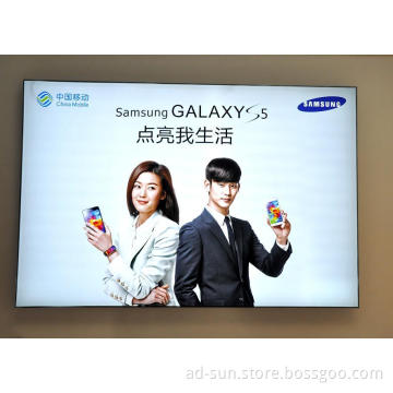 Illuminated Advertising LED Light Box, Ultra Thin Design with 10mm Thickness